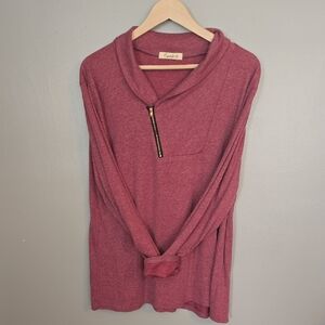 Dark Rose Sweater Tunic